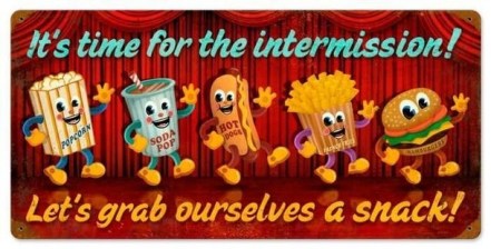 Time for the intermission - lets grab ourselves a snack