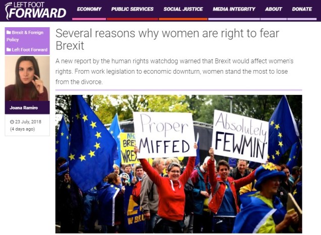 Brexit - gender equality - womens rights - identity politics - EU - European Union